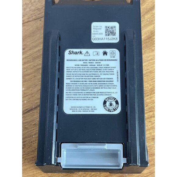 OEM SHARK ION Battery With Charger Base - Model XBAT200 Tested! Works - Picture 10 of 10
